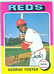 1975 Topps Mini Baseball Cards      087      George Foster